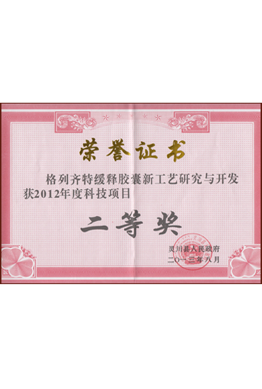 新工藝研究與開發(fā)二等獎